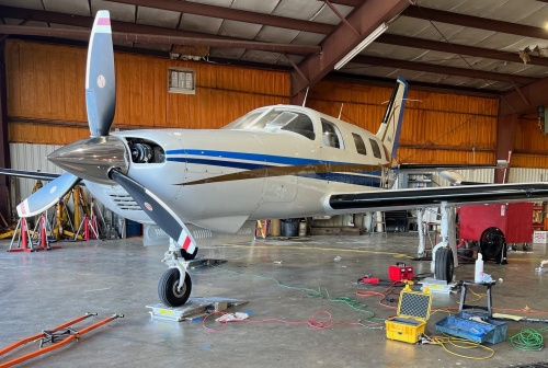 Piper PA-46 on Scales