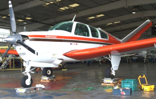 Beech V35 on Scales